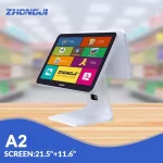 newpos İ5 a2 Çift ekran 8gb ram 21.5 inc 256gb ssd hdd dokunmatik siyah beyaz