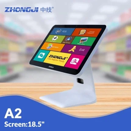 newpos İ5 a2 tek ekran 8gb ram 18.5 inc 256gb ssd hdd dokunmatik siyah beyaz