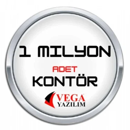 vega yazılım kontör 1.000.000 adet