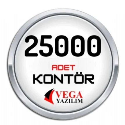 vega yazılım kontör 25,000 adet